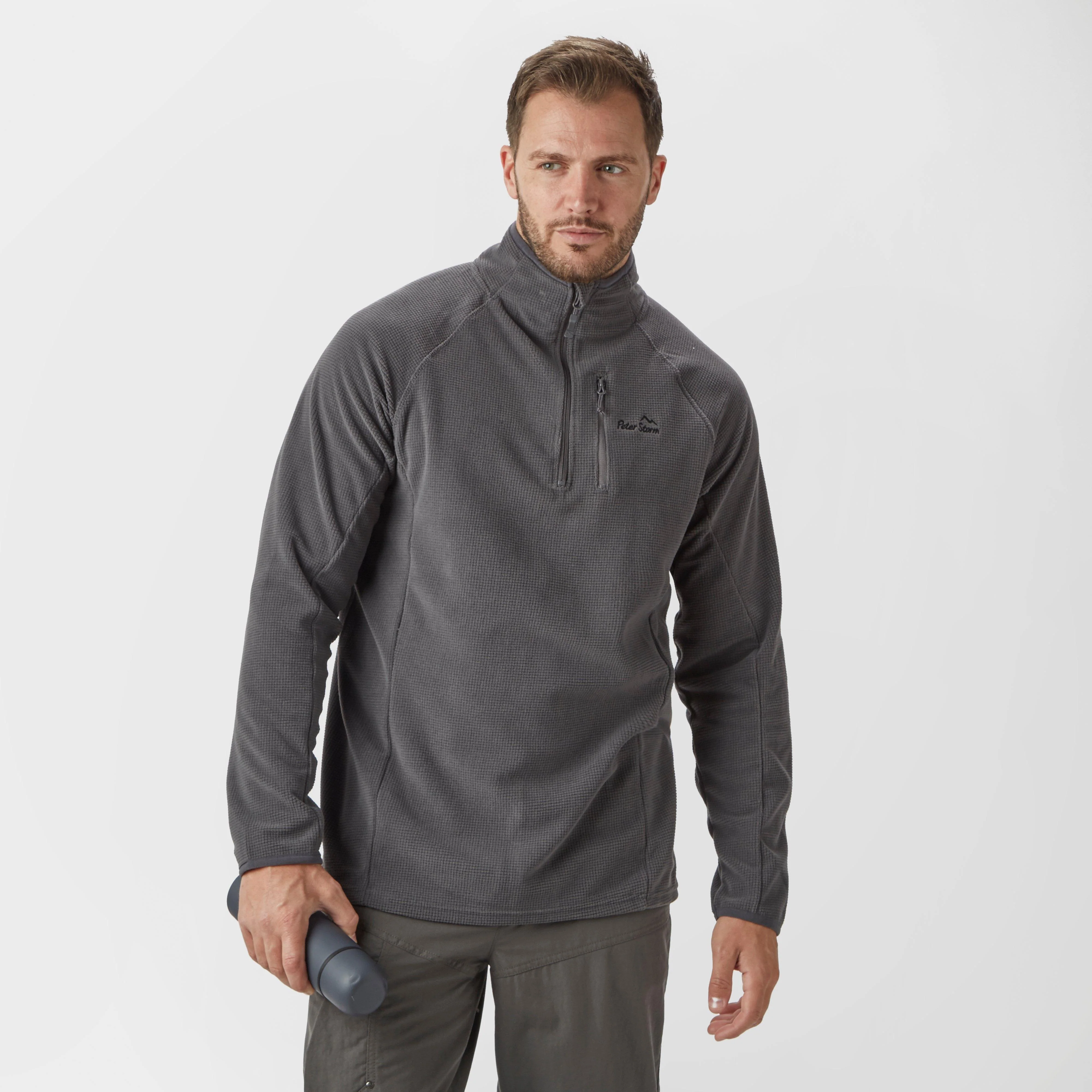 Men’s Grid Half-Zip Fleece