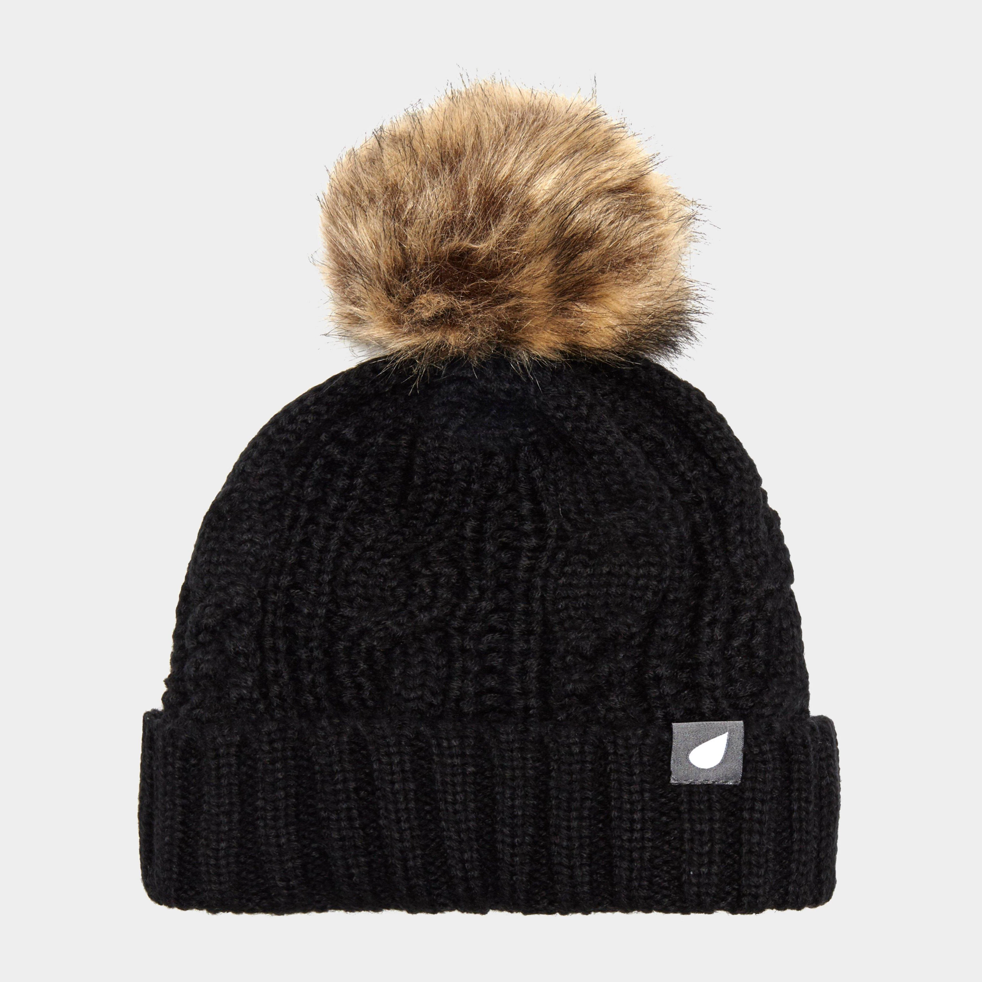 Women's Daisy Cable Knit Bobble Hat