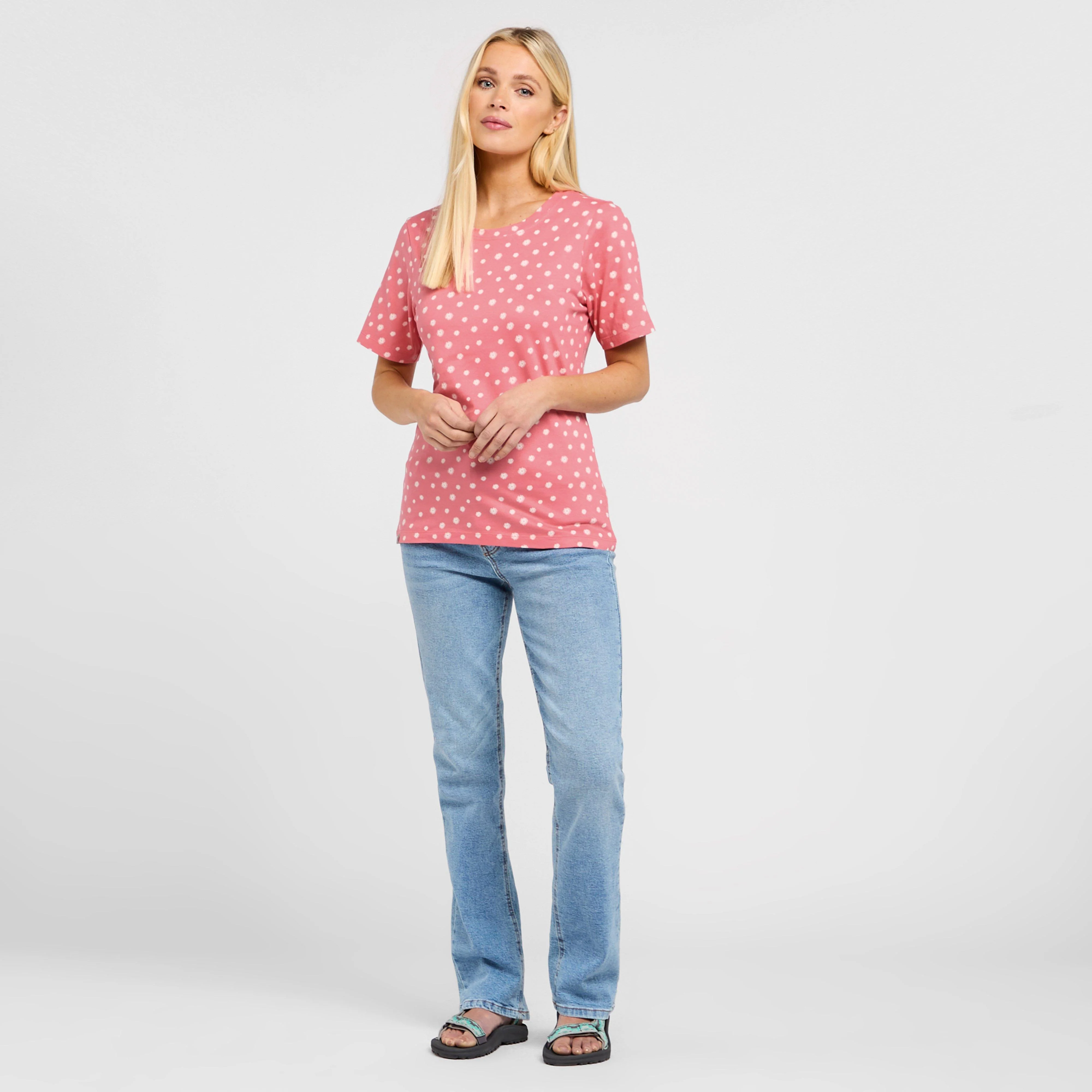 Women’s Ditsy Print Short Sleeved Tee - Image 3