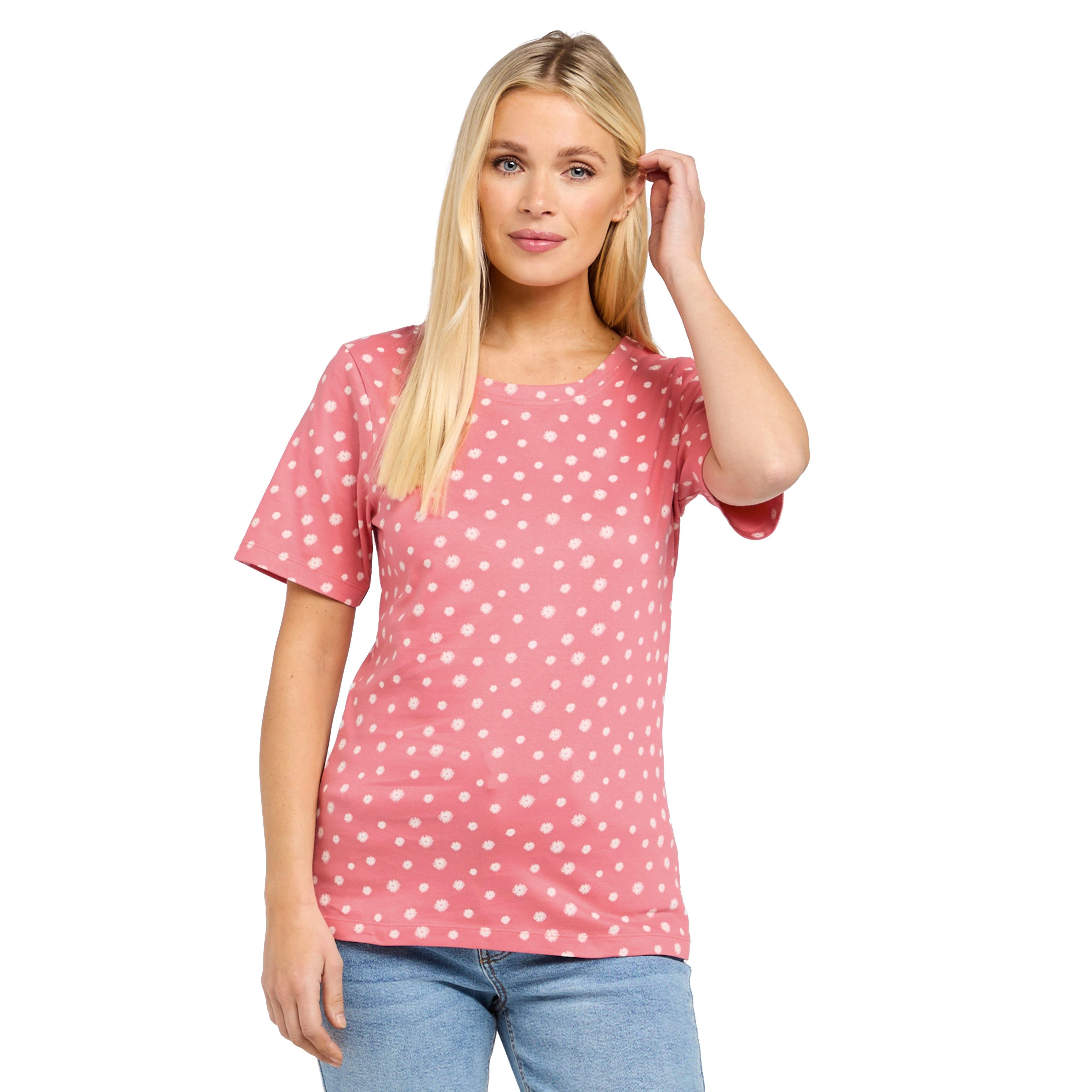 Women’s Ditsy Print Short Sleeved Tee - Image 7