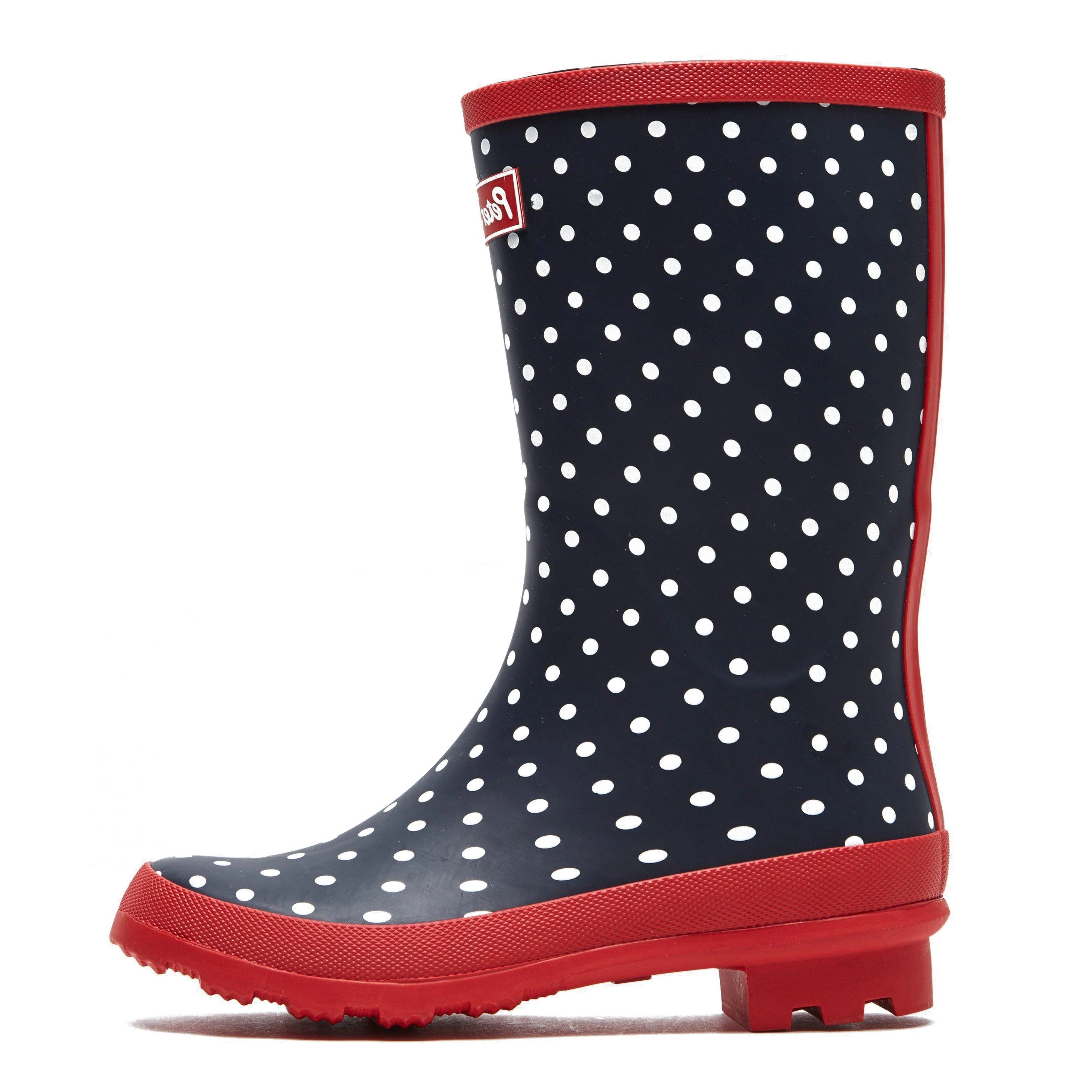 Womens' Short Polkadot Wellies - Image 8