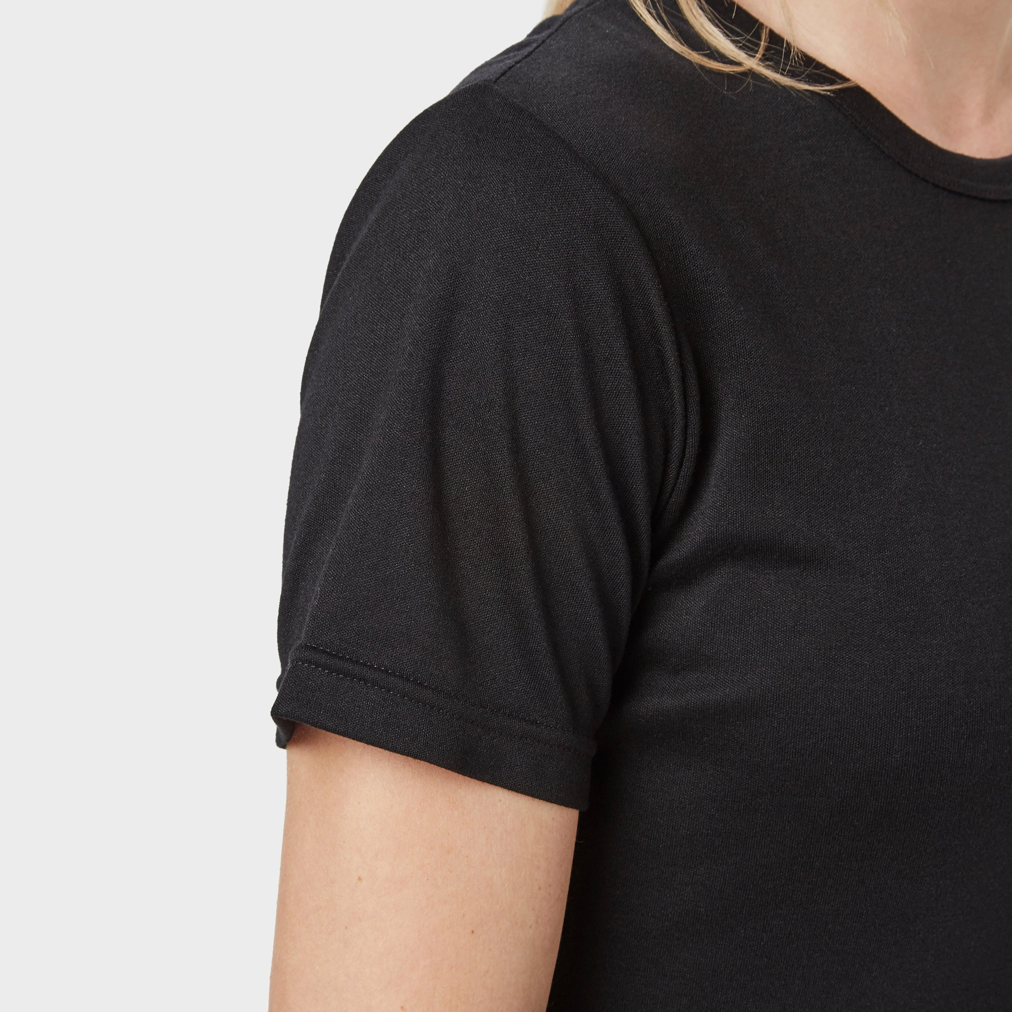 Womens' Short-sleeve Thermal Crew Neck T-shirt - Image 3