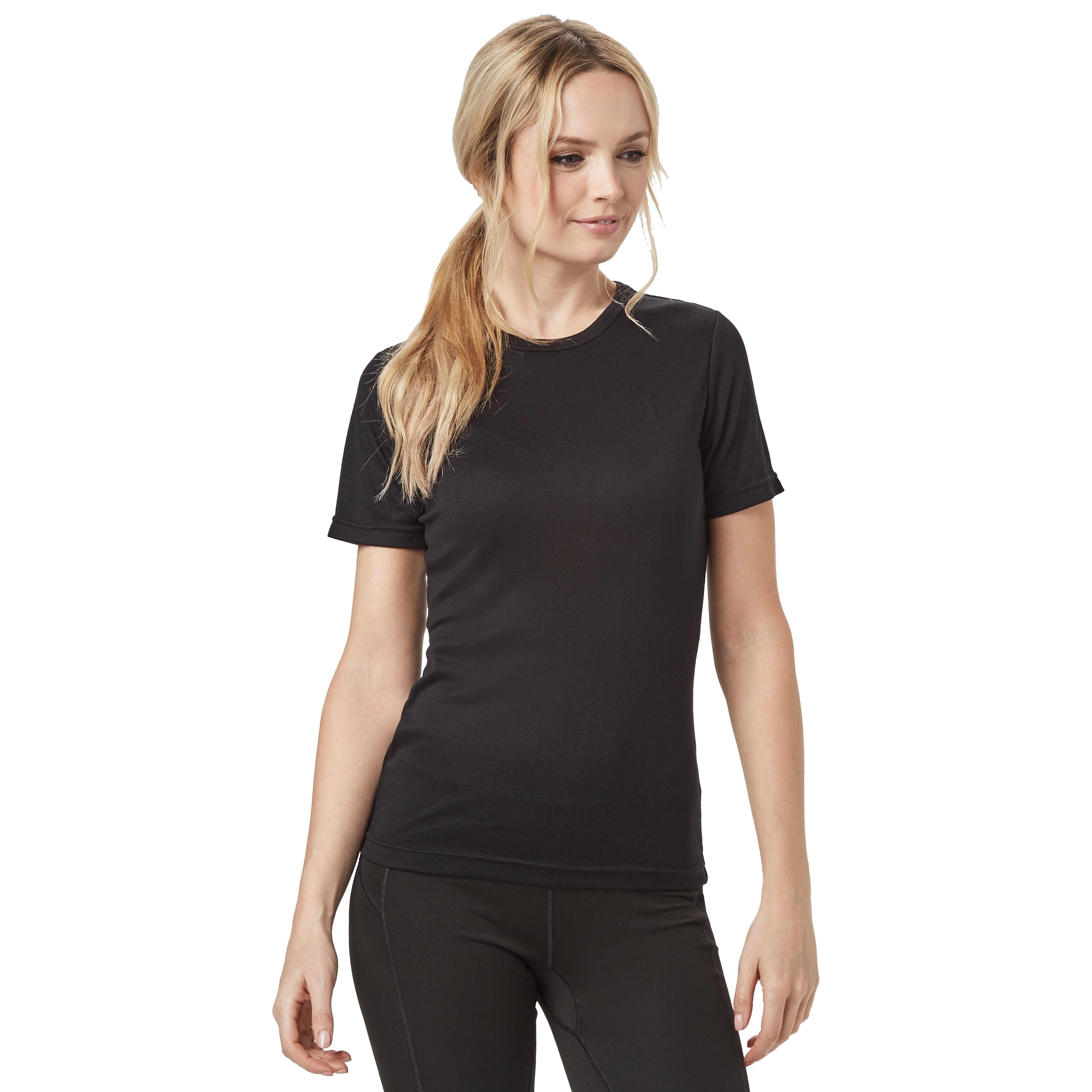Womens' Short-sleeve Thermal Crew Neck T-shirt - Image 4