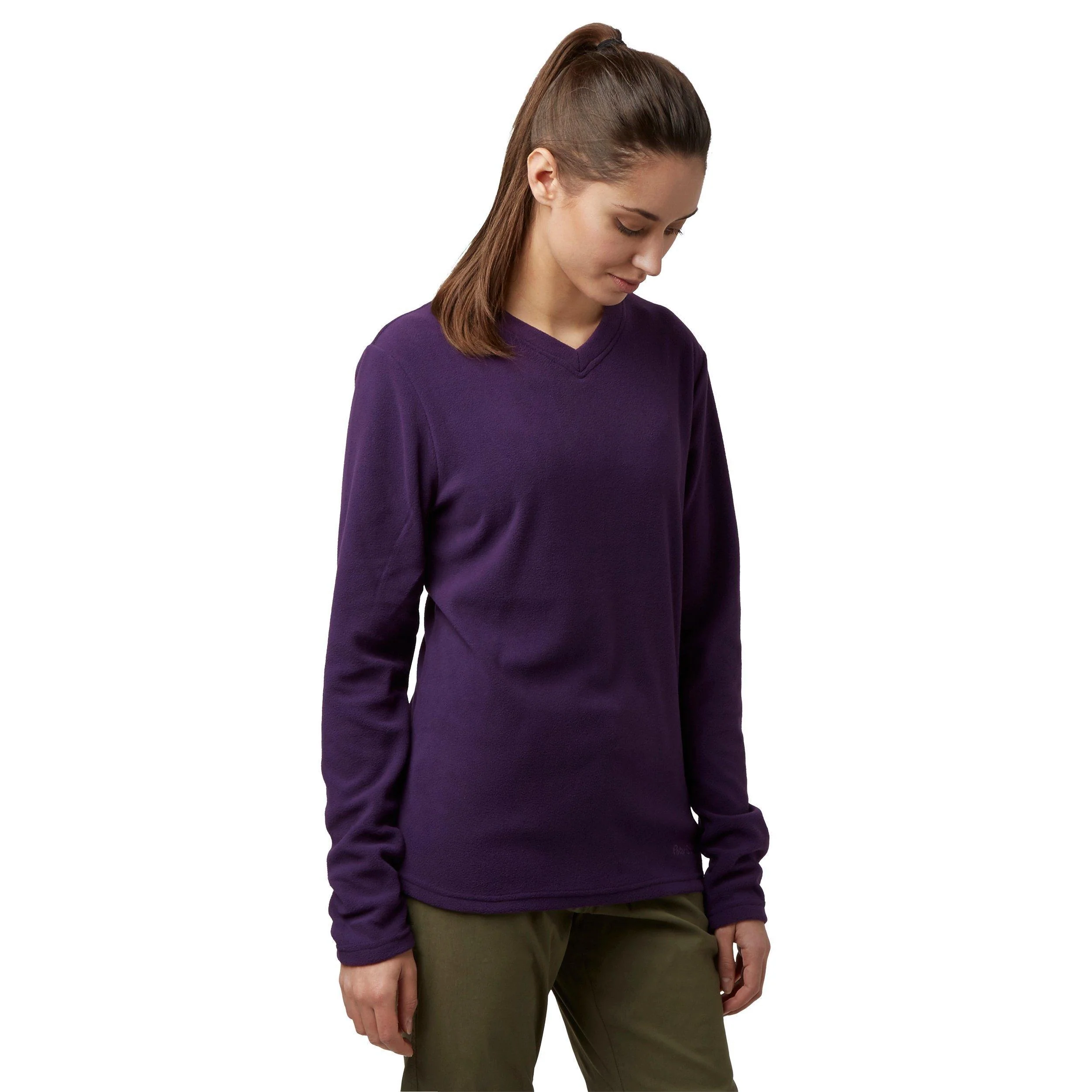 Women's V-neck Fleece - Image 5