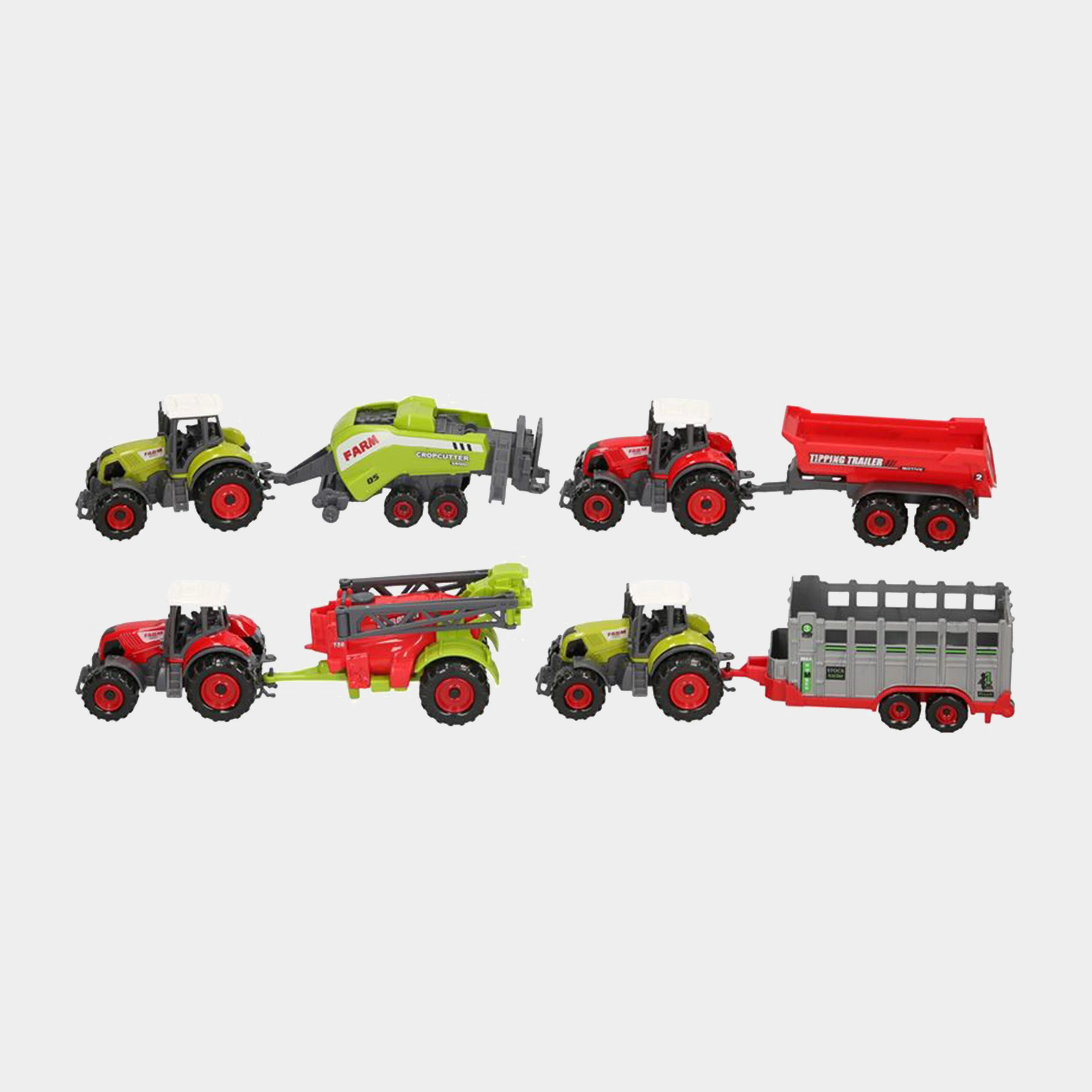 Farm Tractor with Trailer Toy Set - Image 3