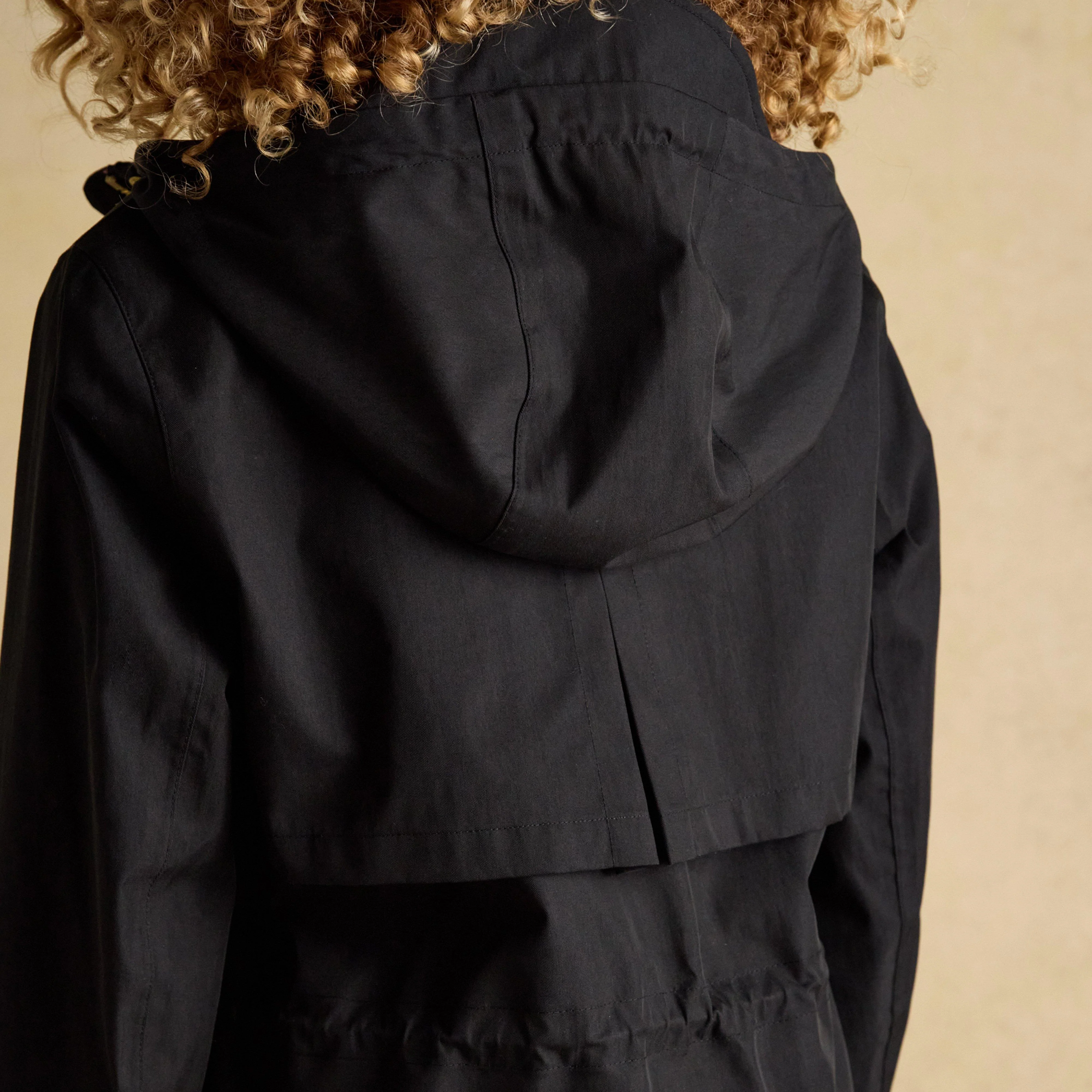 Portwell Black Hooded Waterproof Raincoat - Image 11