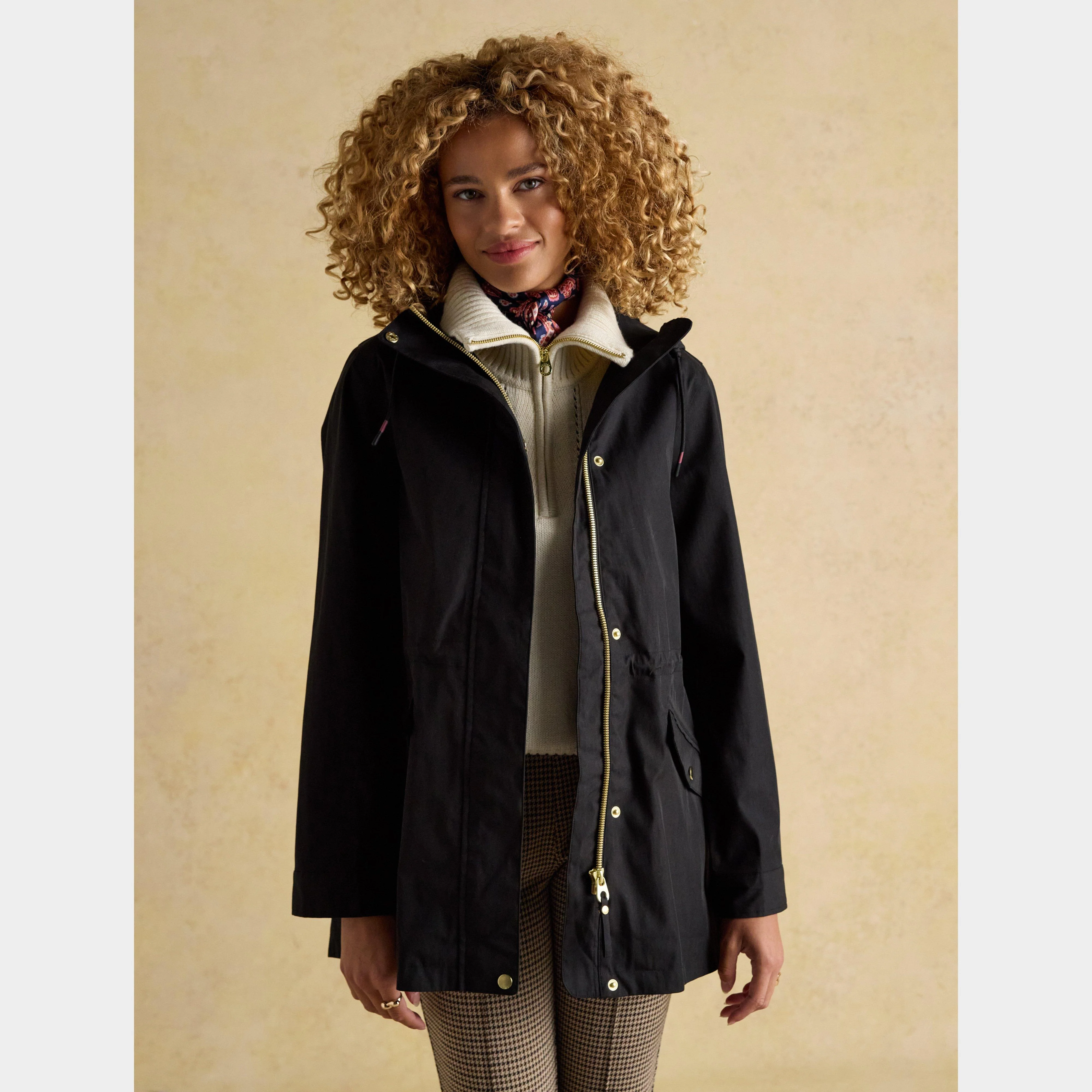 Portwell Black Hooded Waterproof Raincoat - Image 13