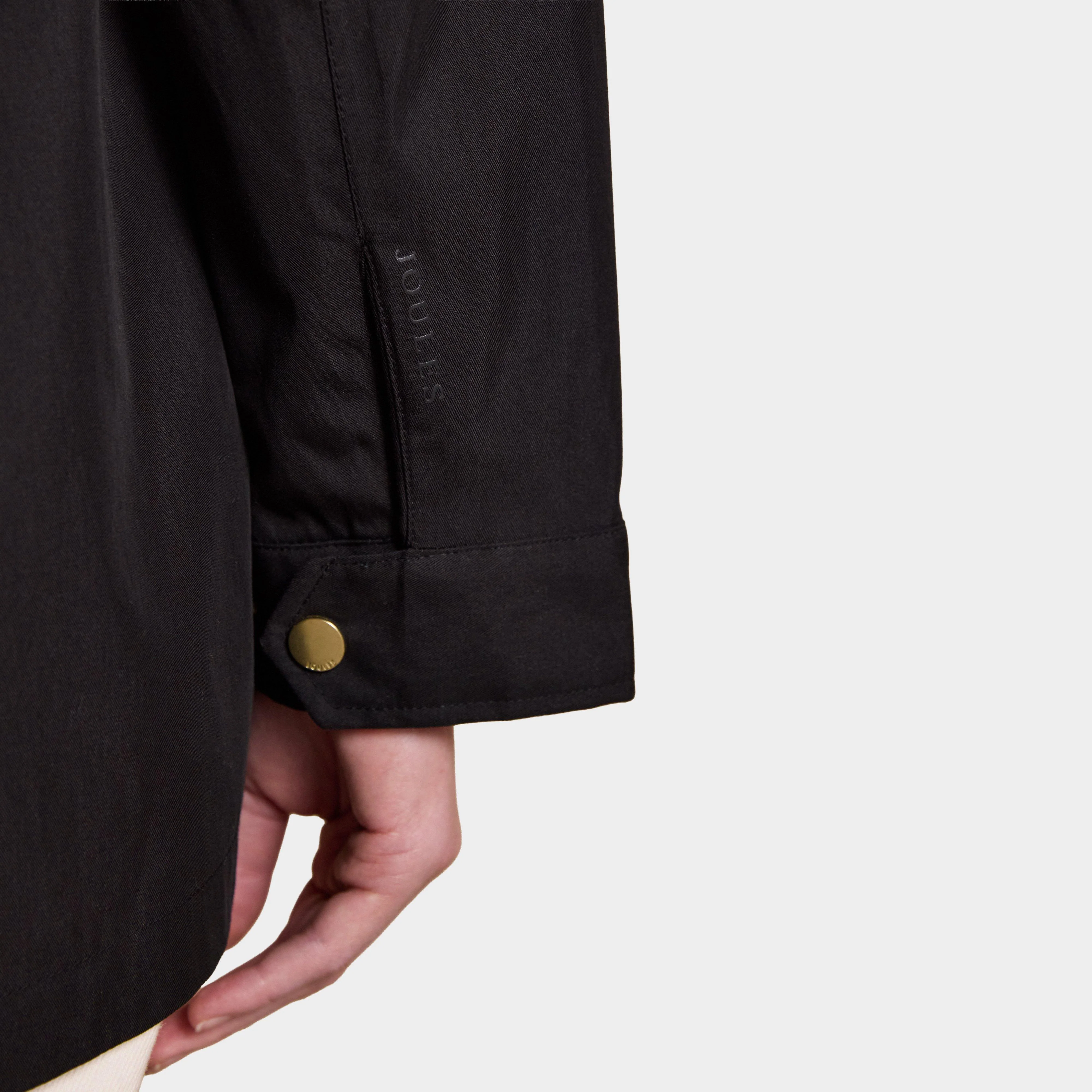 Portwell Black Hooded Waterproof Raincoat - Image 7