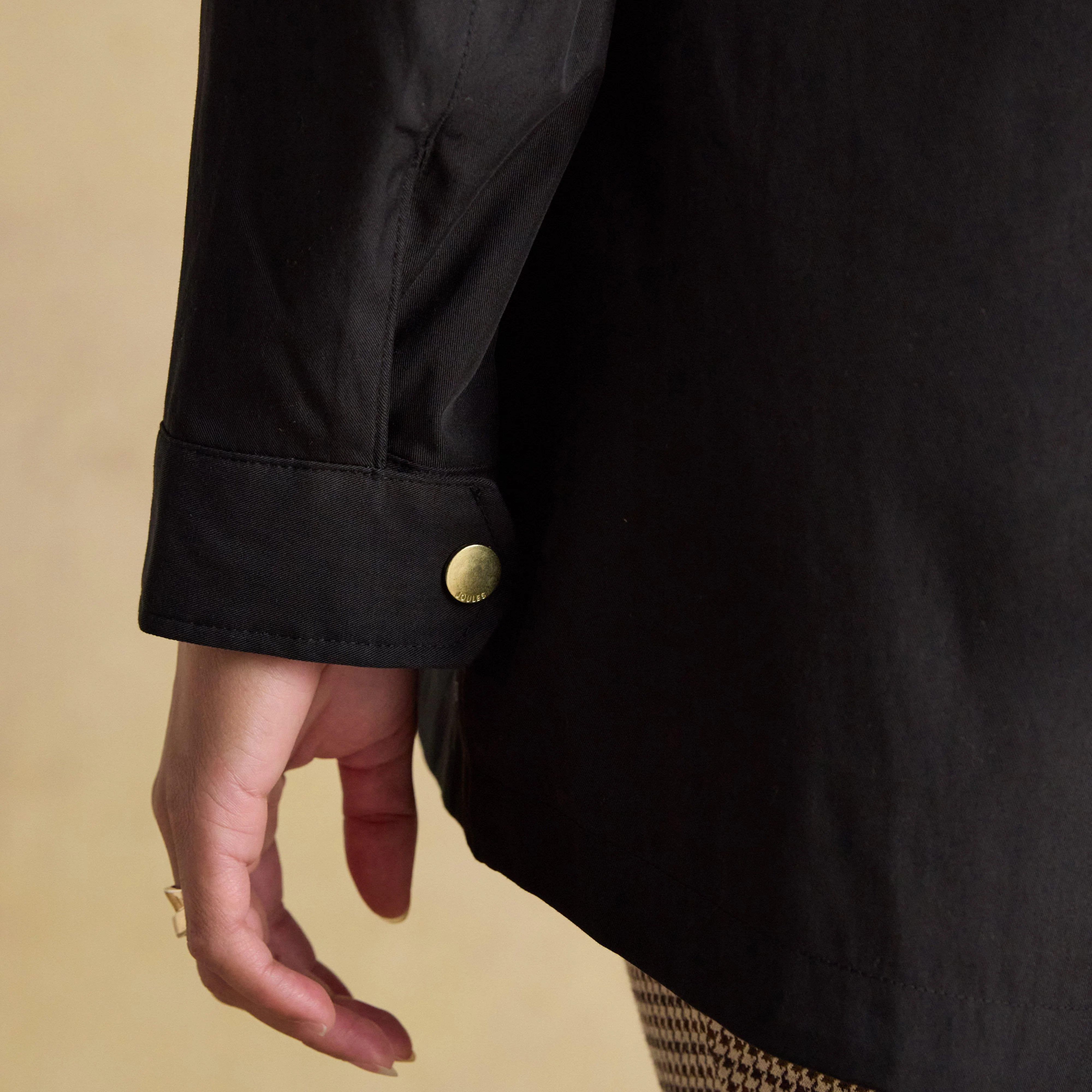 Portwell Black Hooded Waterproof Raincoat - Image 9