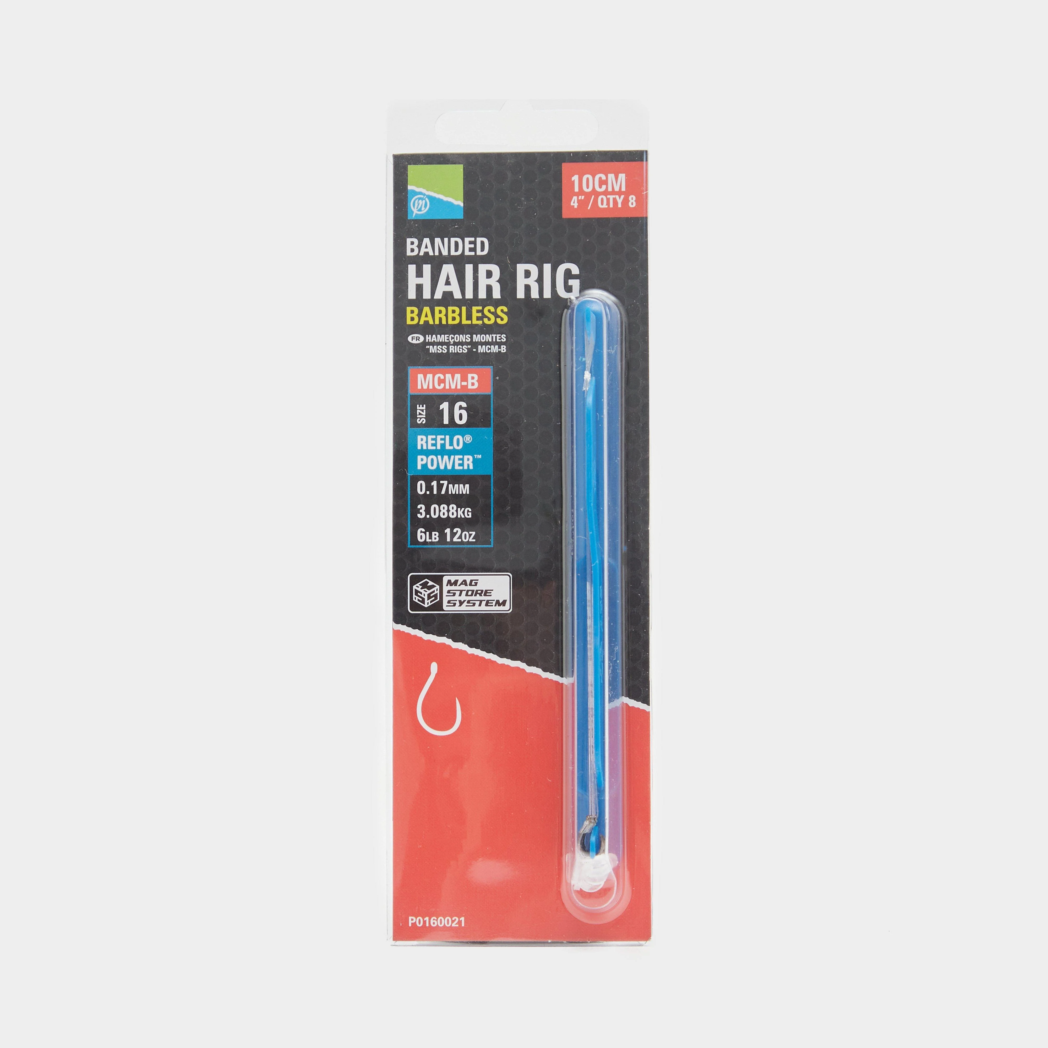 MCM-B Banded Hair Rigs 4inch – Size 16