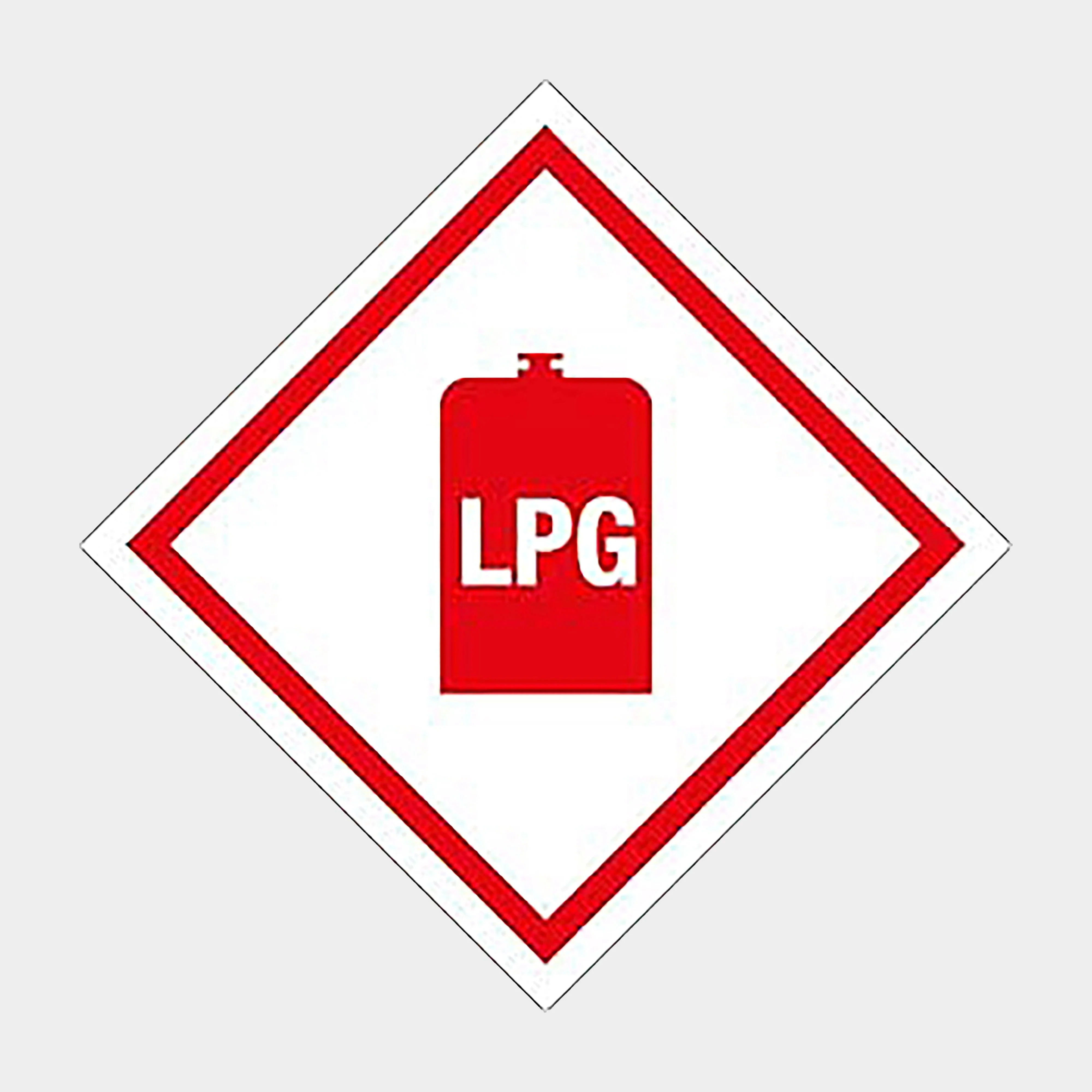 LPG Gas Warning Sticker