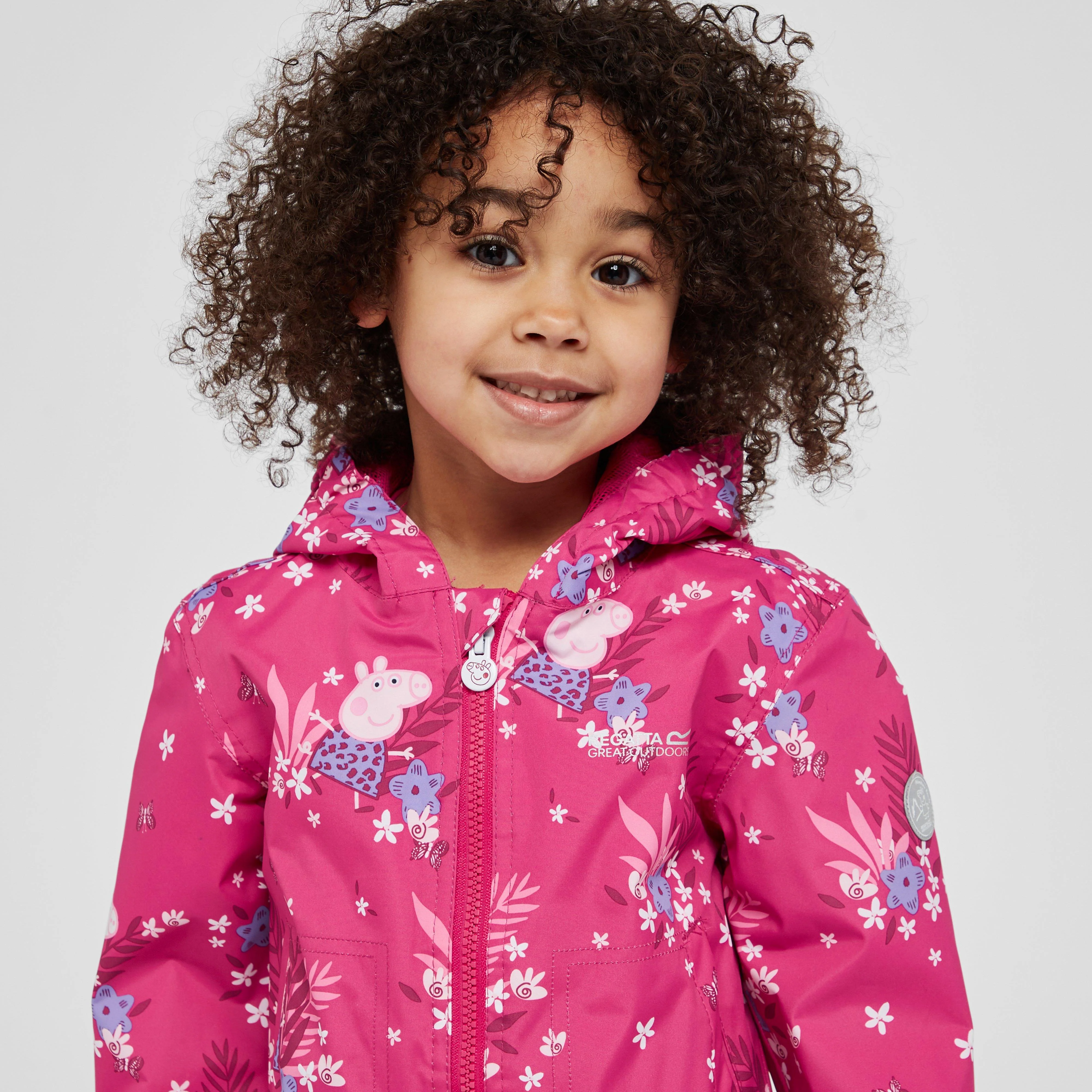 Kids' Peppa Pig Muddy Puddle Waterproof Jacket - Image 4