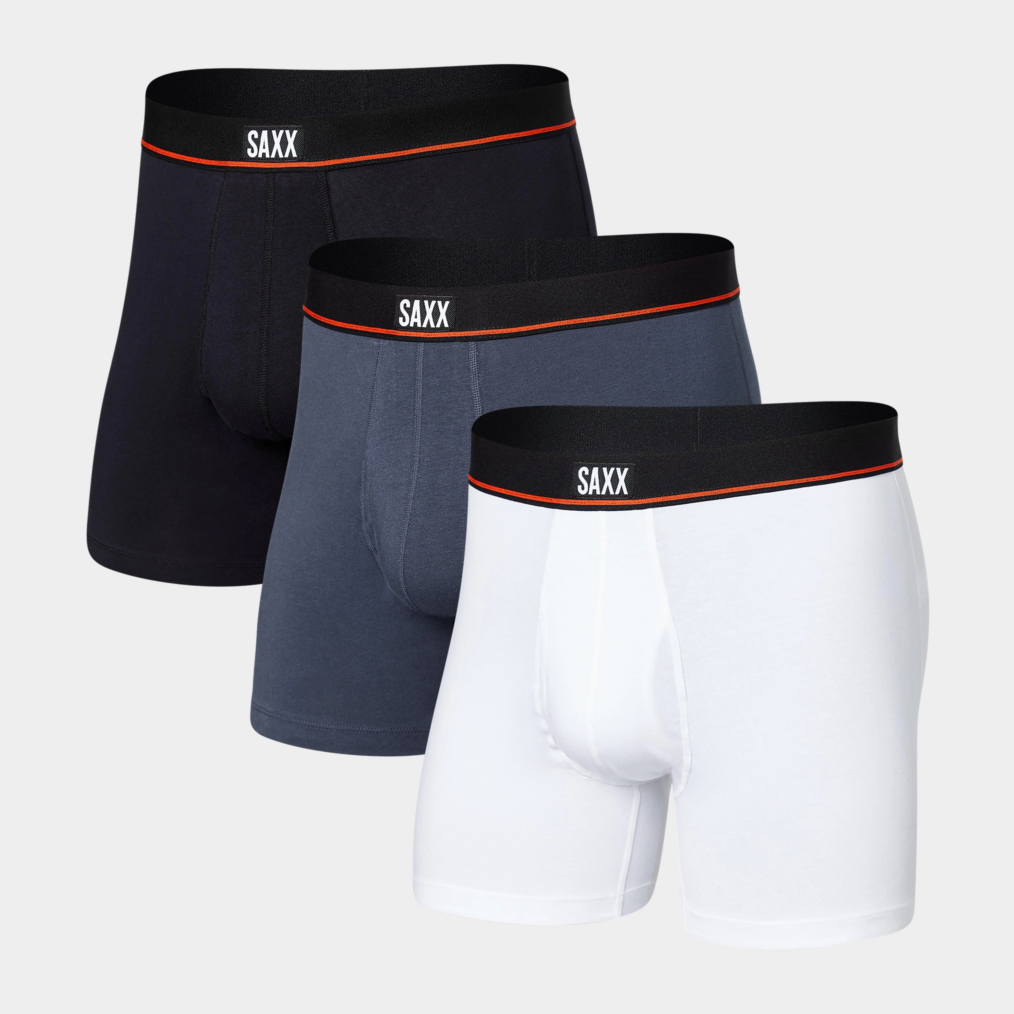 Men’s Non-Stop Stretch Boxer Briefs Pack of Three