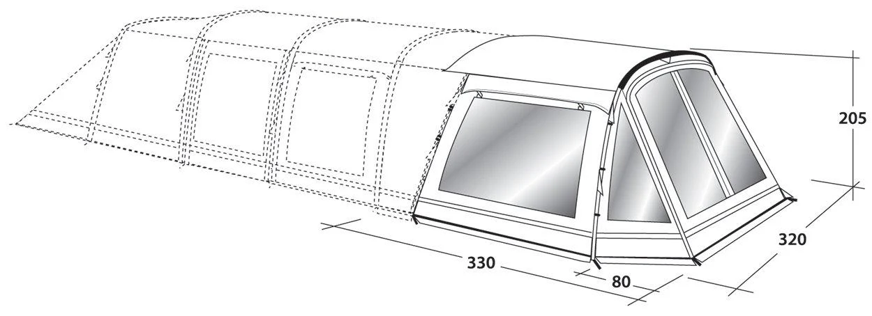 Silverhill 500 Front Awning - Image 2