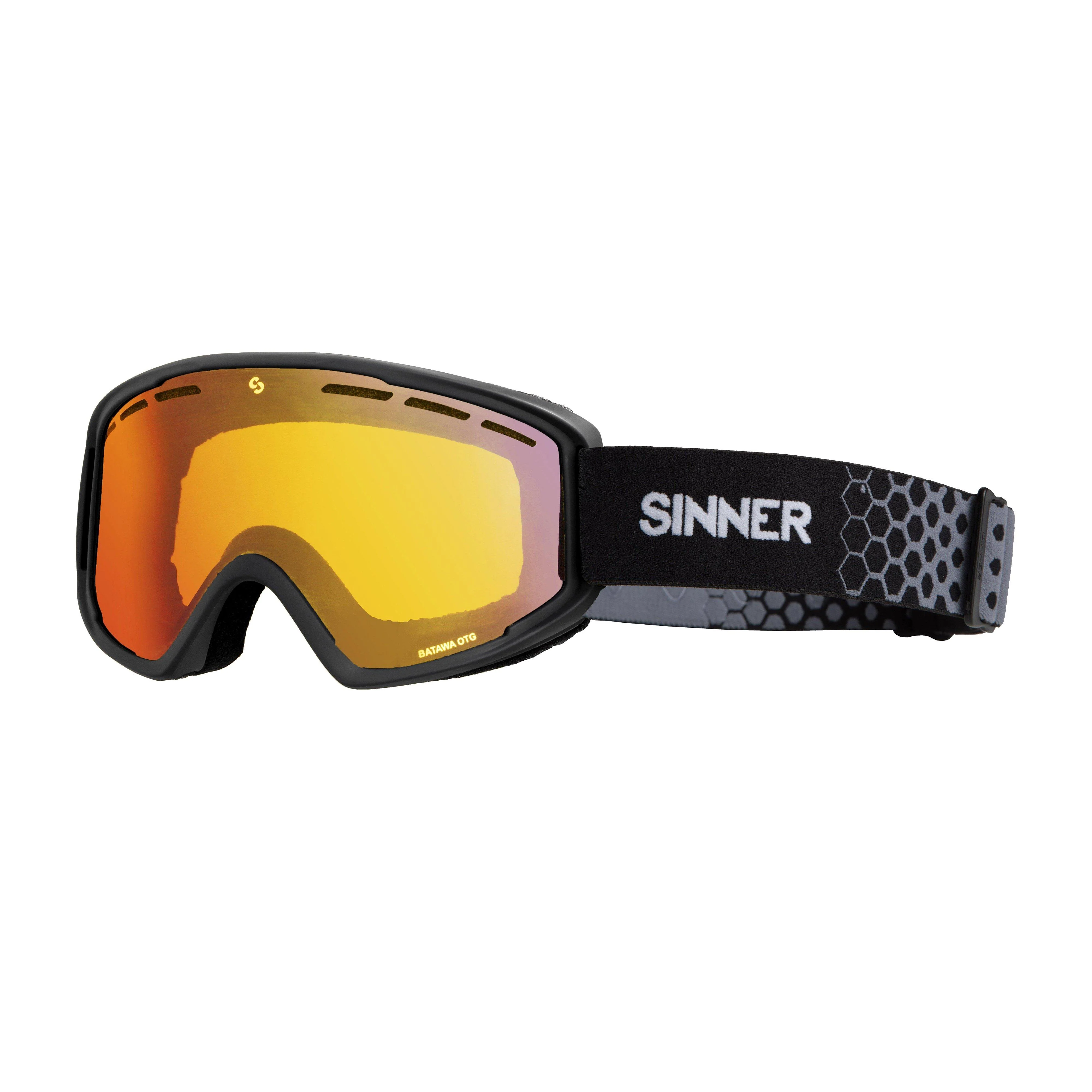 Batawa OTG Full Orange Snowboard/Ski Goggles - Image 2