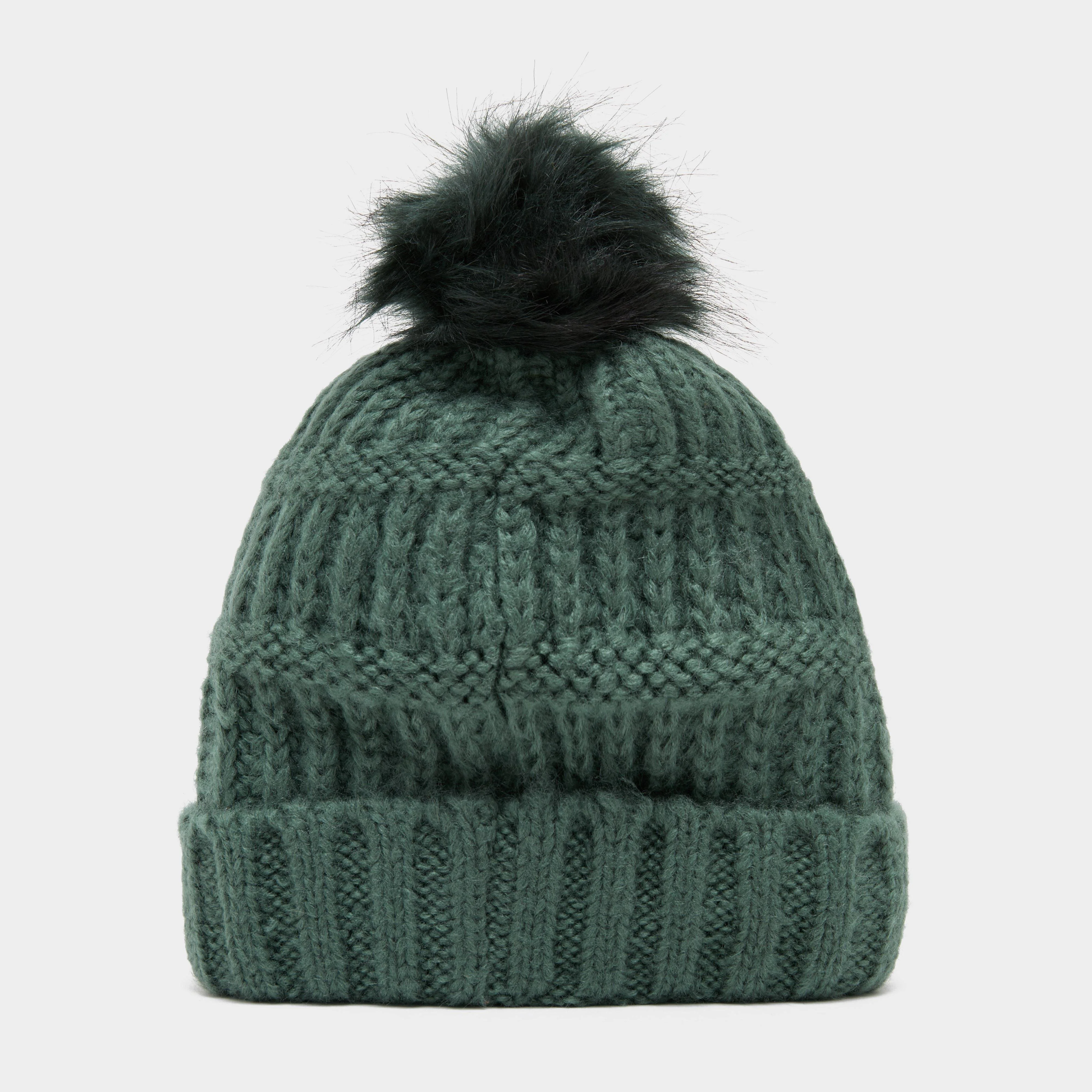 Womens Josie Bobble Hat Green - Image 2