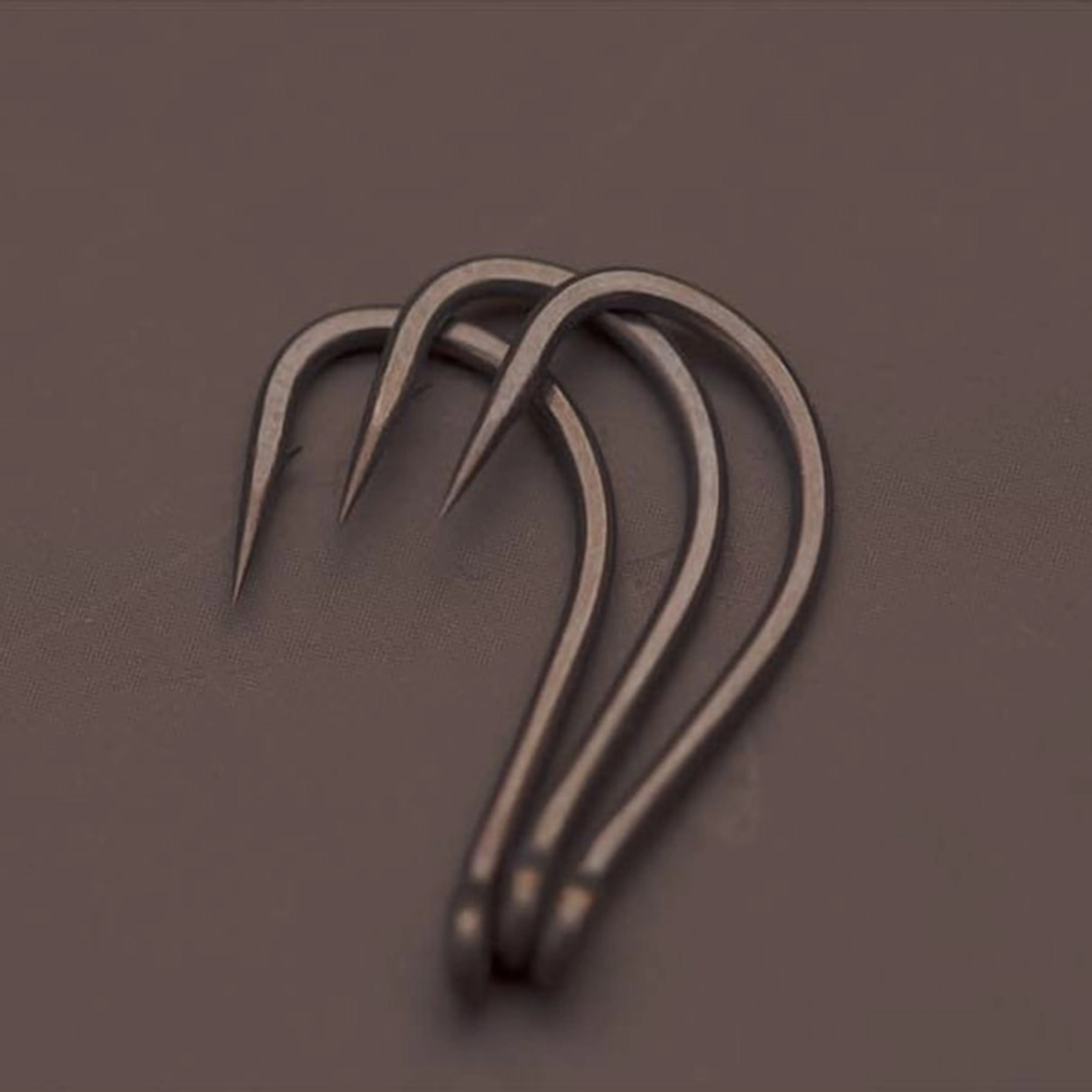 Out-Turned Eye Hook Size 4 (Barbed) - Image 2