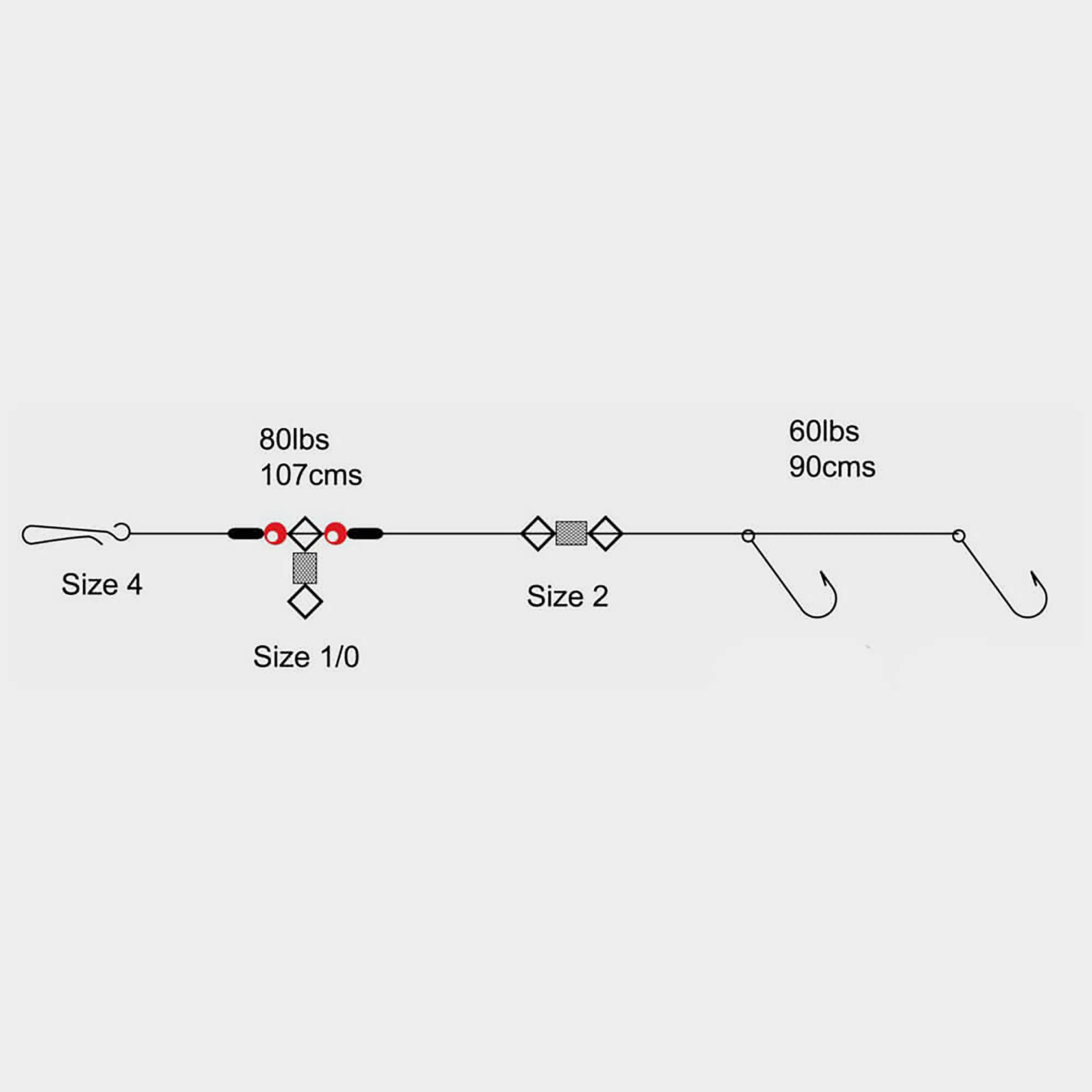 Pulley Pennel Rig (Size 3/0)