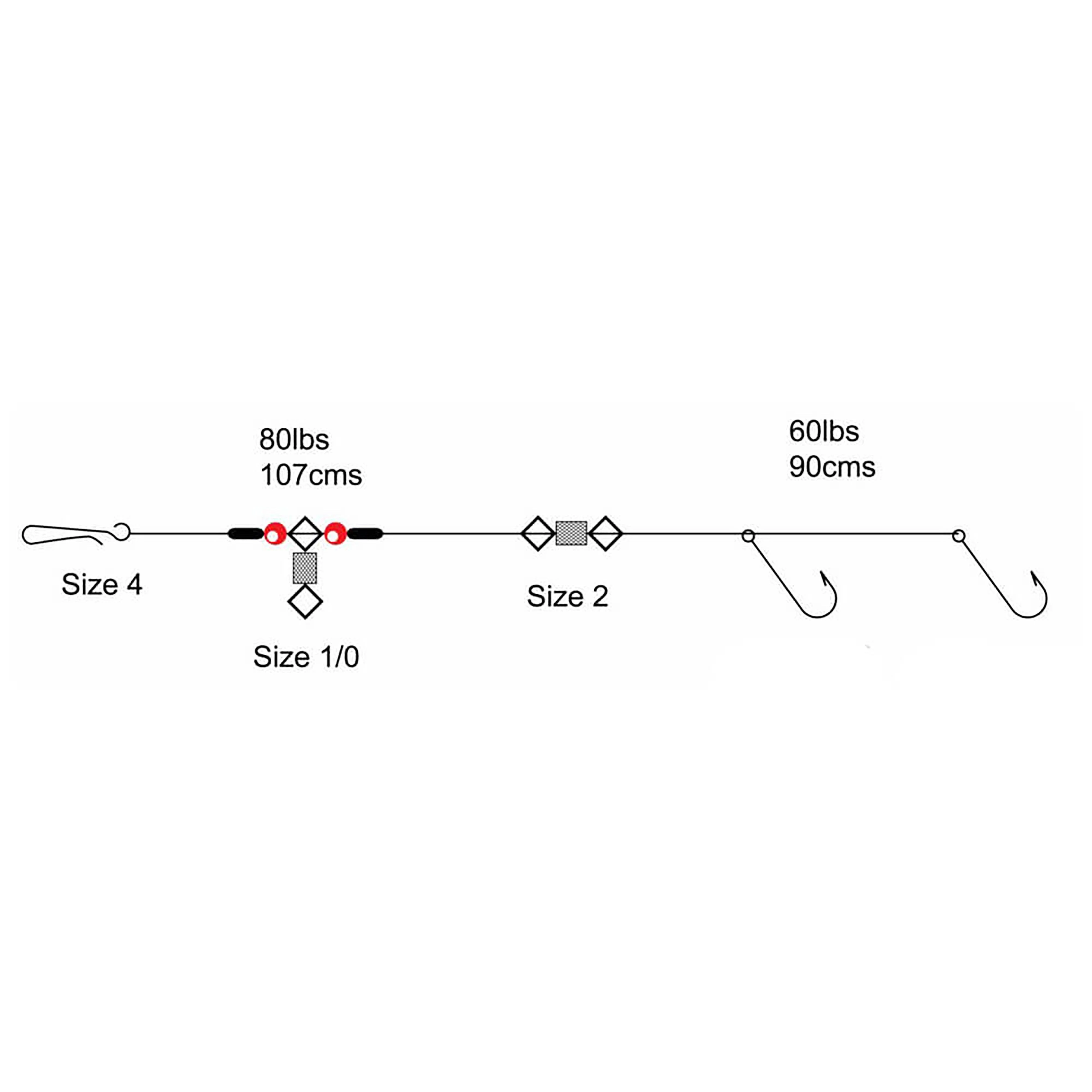 Pulley Pennel Rig (Size 5/0) - Image 2