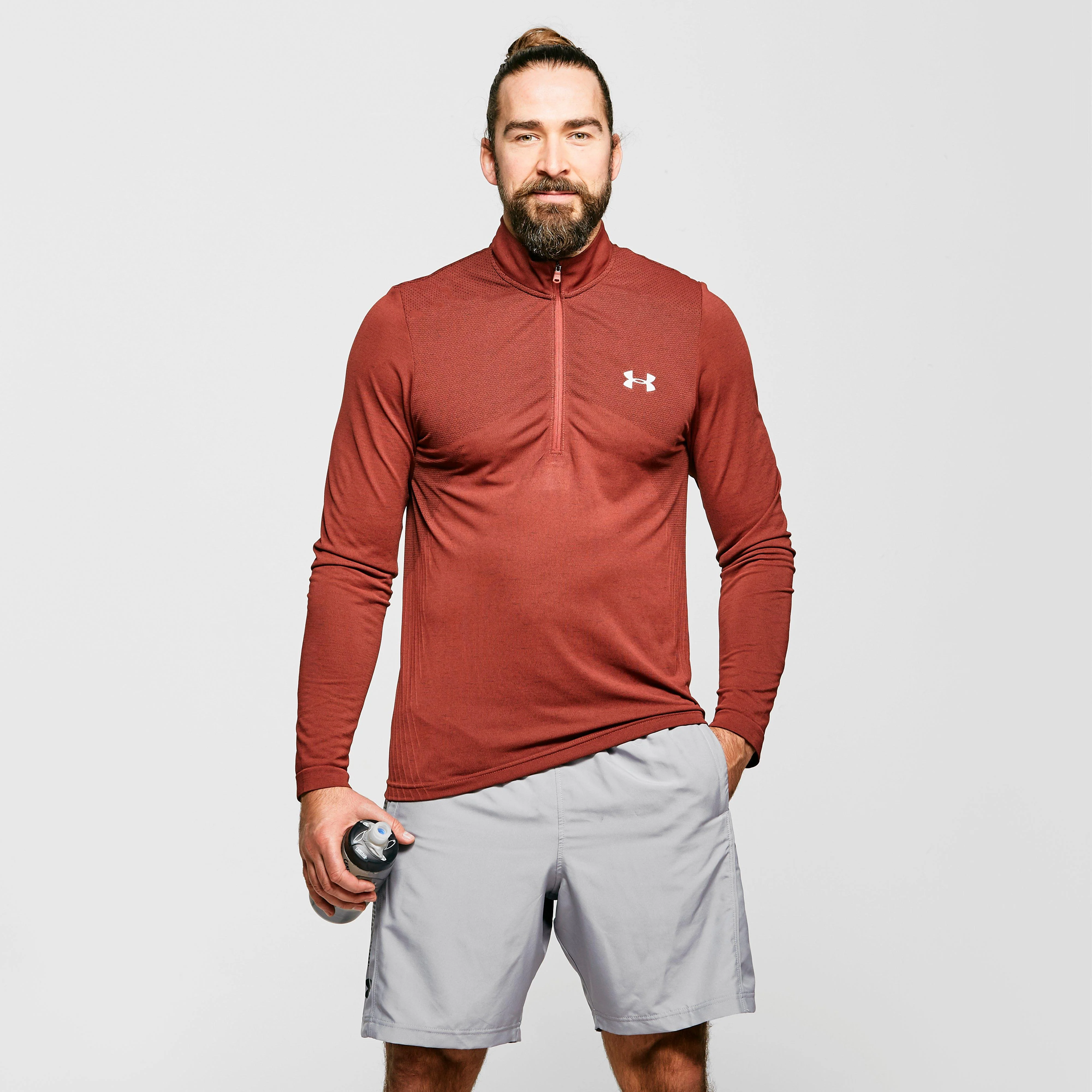 Men's Seamless Half Zip Top