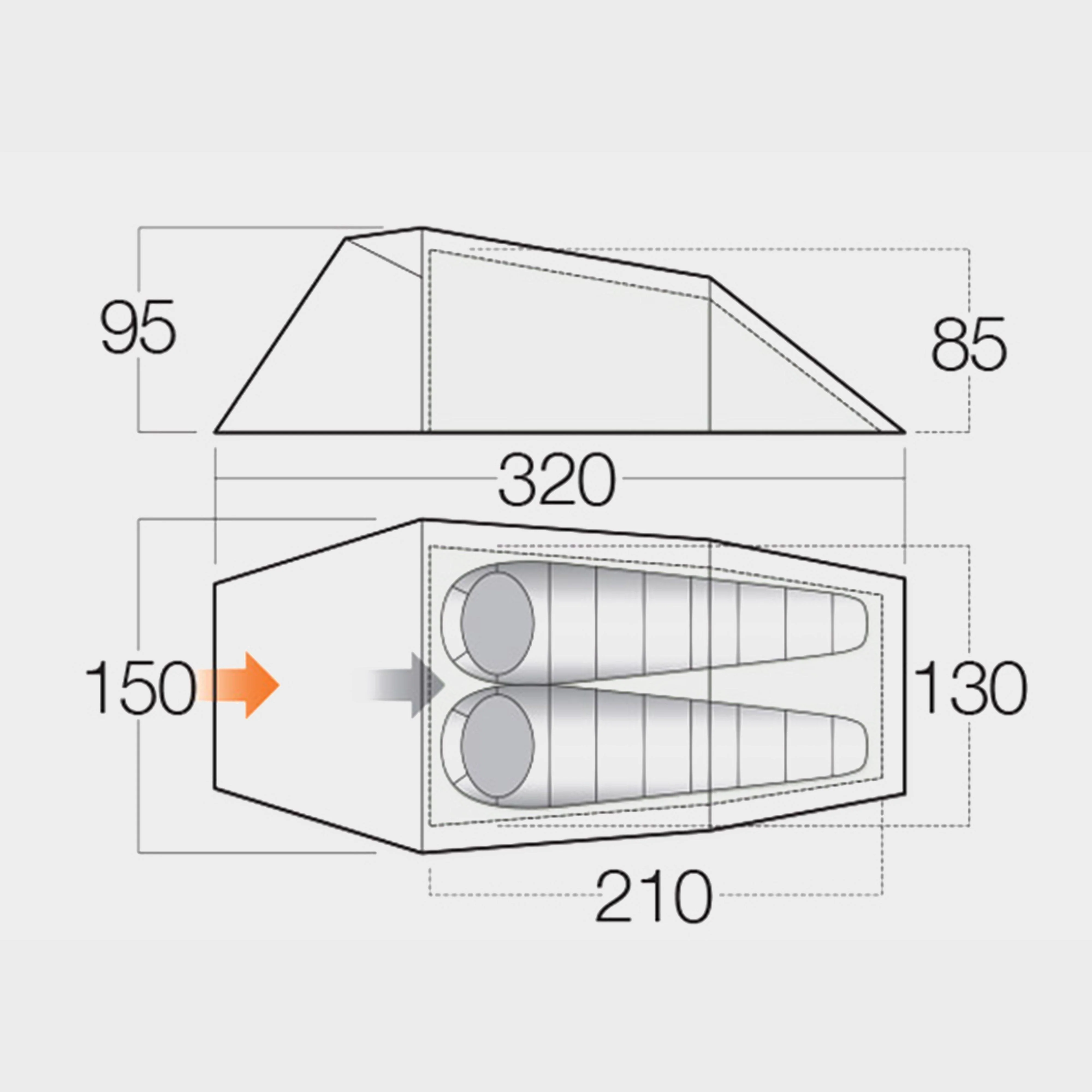 Tempest Pro 200 2 Person Tent - Image 2