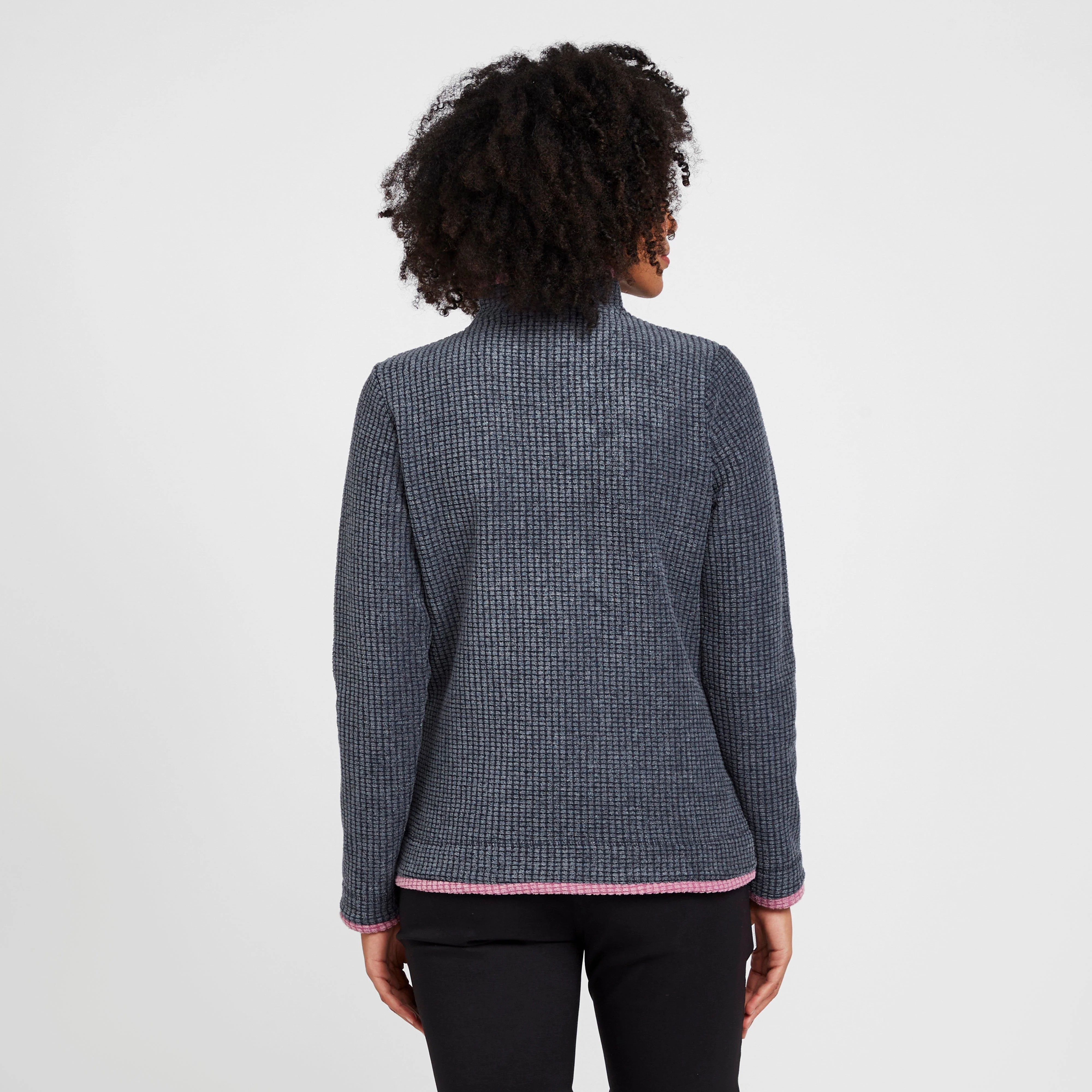 Women's Lynda Grid Half Zip Grid Fleece - Image 2
