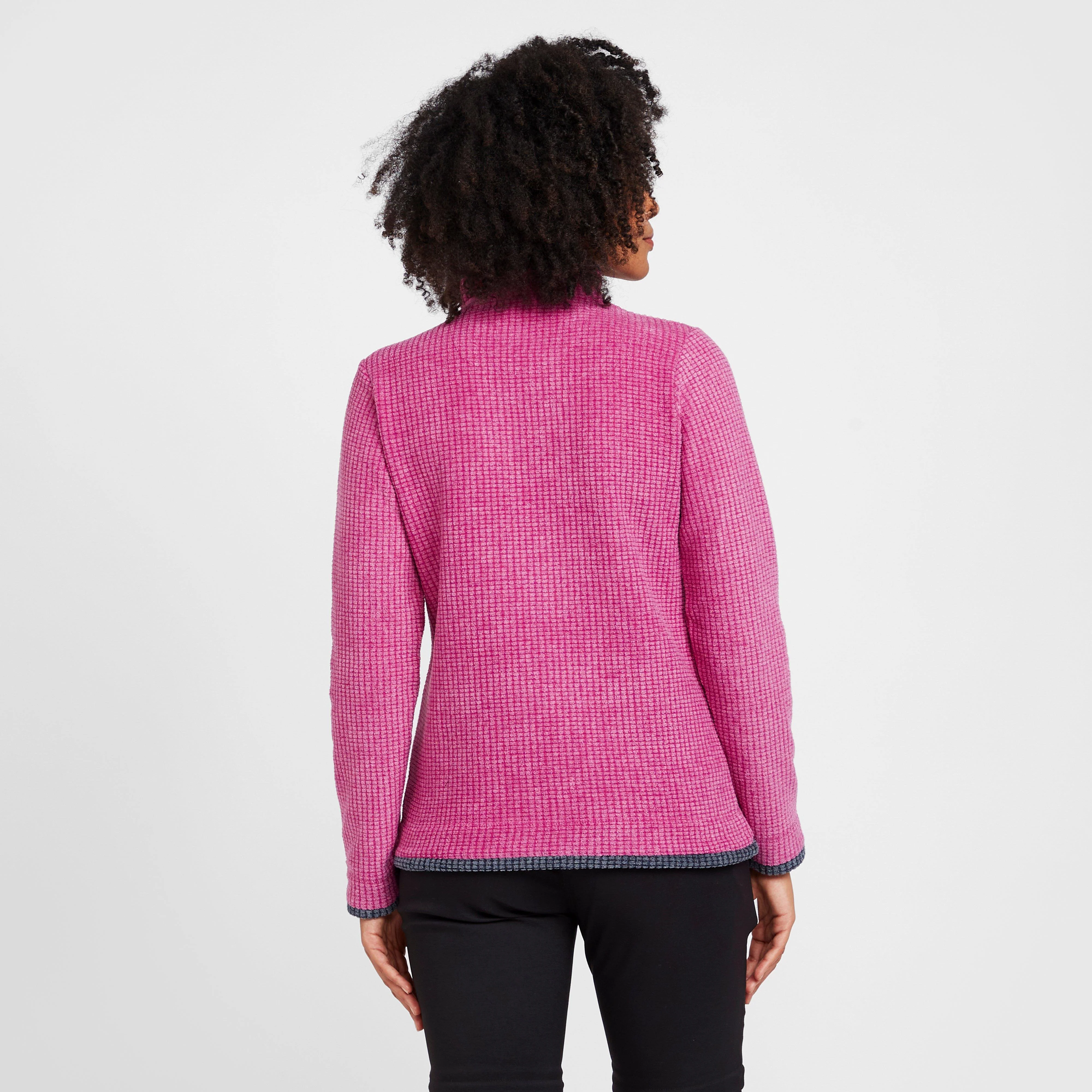 Women's Lynda Grid Half Zip Grid Fleece - Image 2