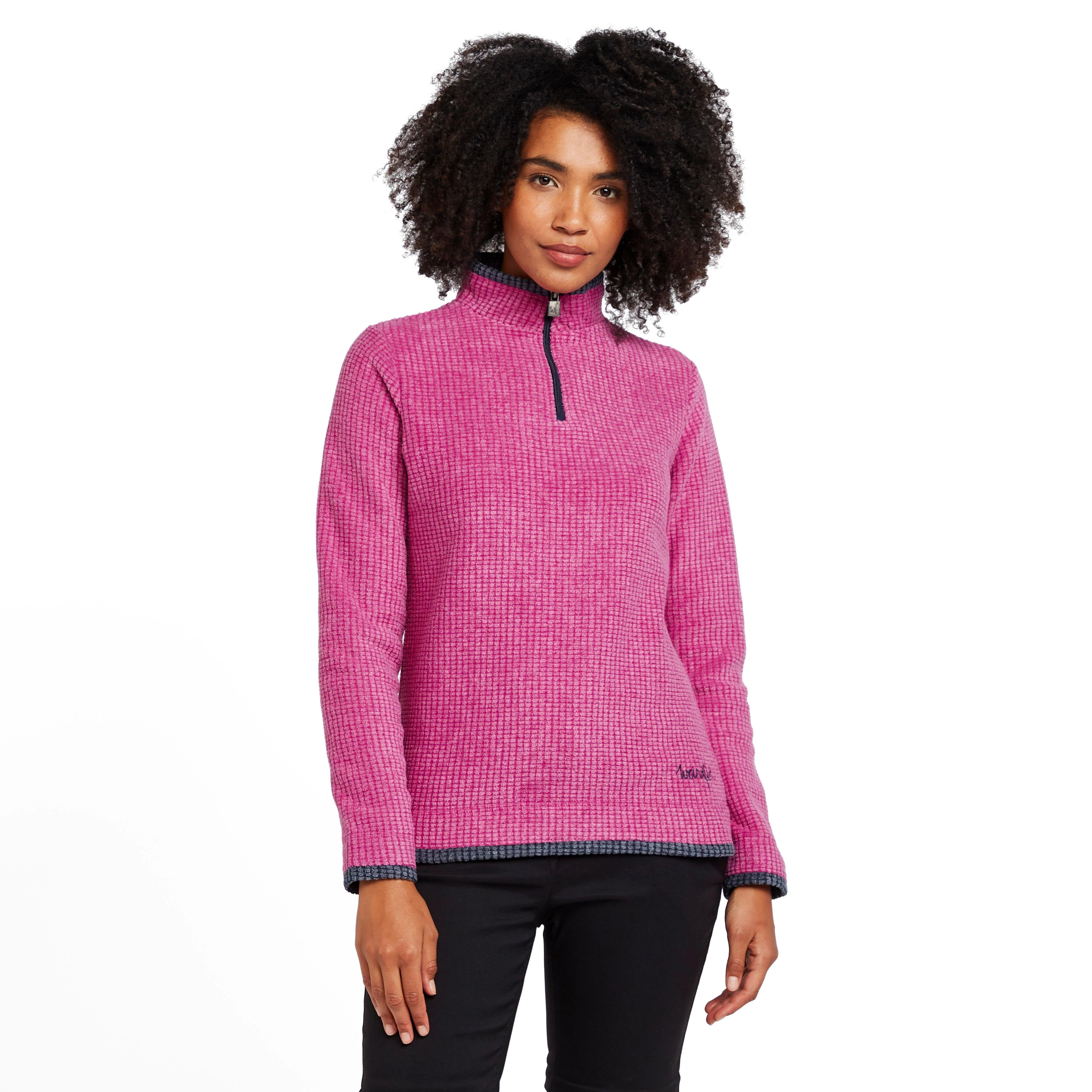 Women's Lynda Grid Half Zip Grid Fleece - Image 8
