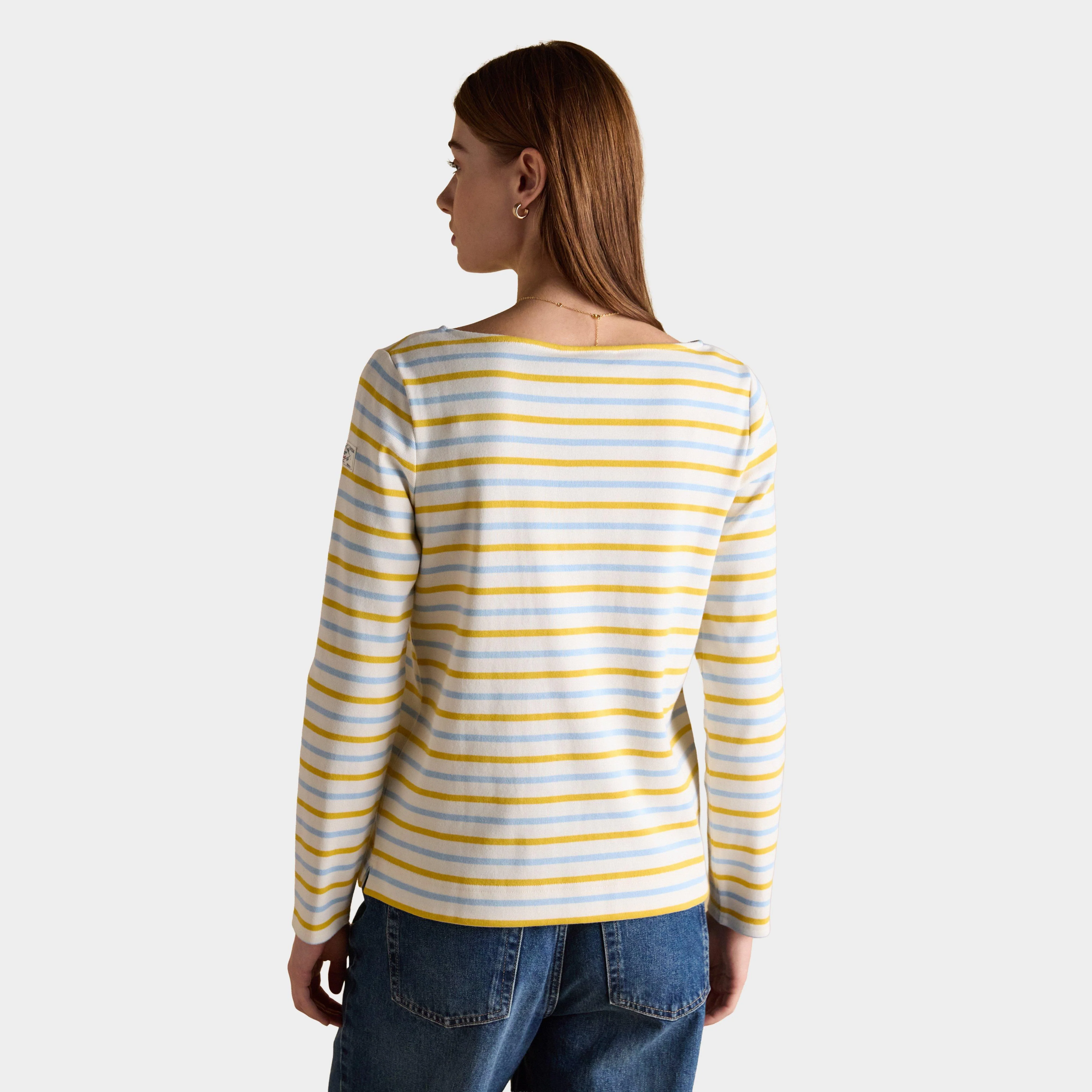 Women's Harbour Striped Boat Neck Breton Top - Image 2